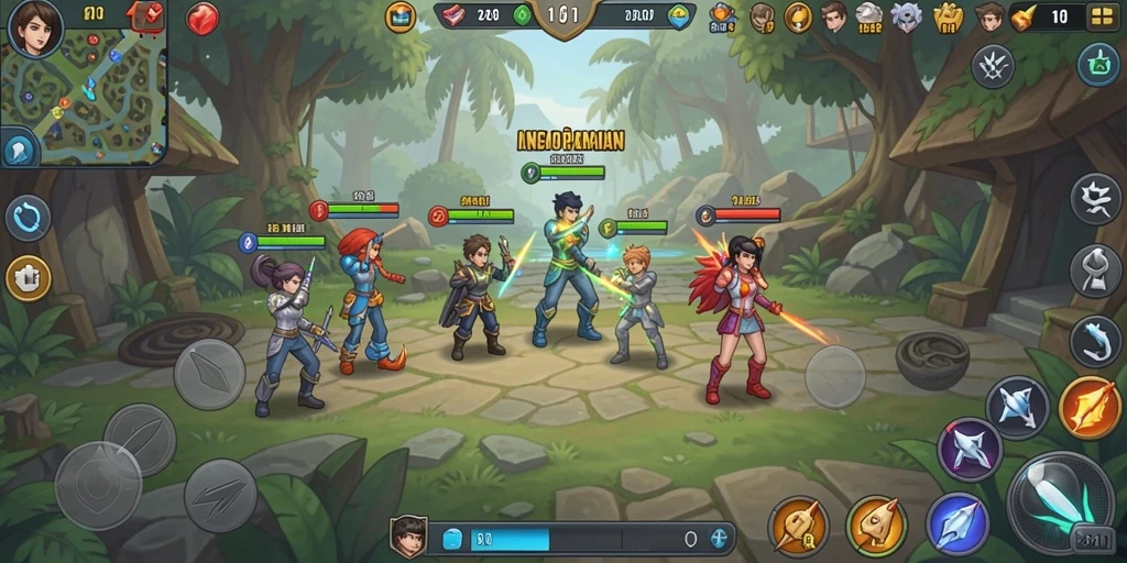 Tampilan fitur multiplayer yang seru di INS55.