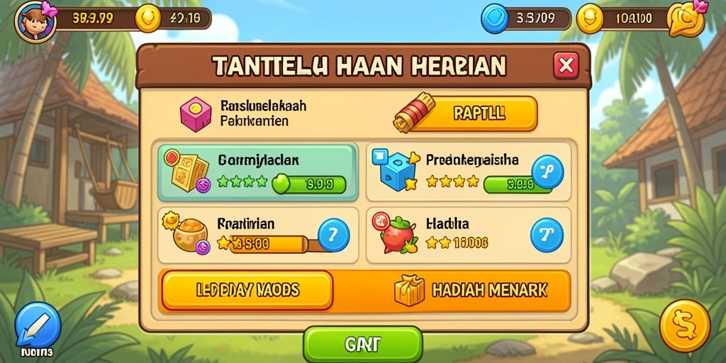 Turnamen menarik dengan hadiah menggiurkan.